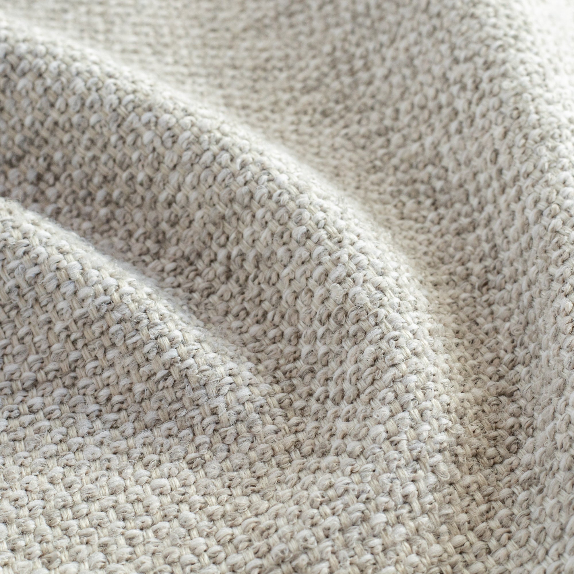 an earthy grey basketweave upholstery fabric