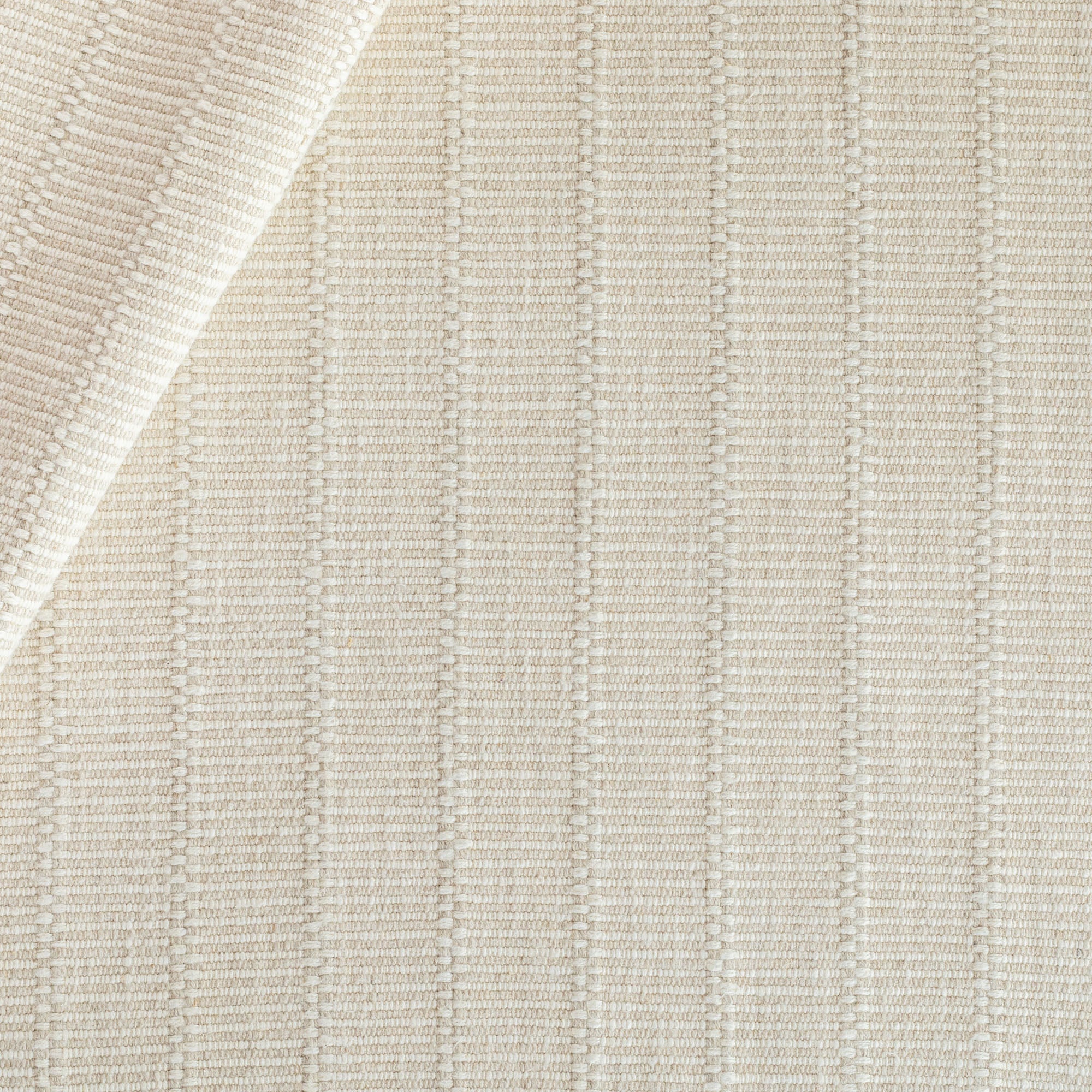 Beaumont Fabric Natural, a beige and cream neutral tonal textured striped multipurpose upholstery fabric from Tonic Living