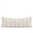 Finn Stripe 16x42 Bolster Pillow natural, an off white and oatmeal loopy striped Tonic Living pillow