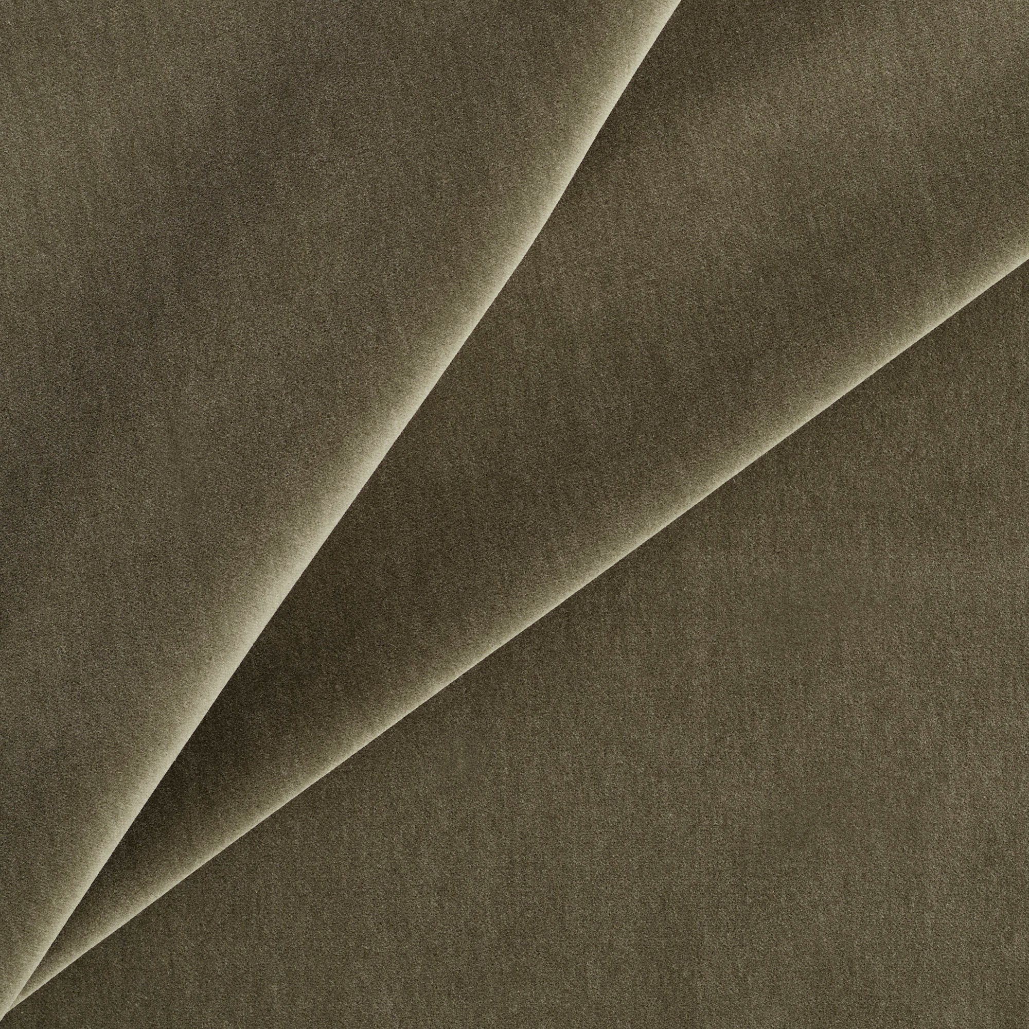 Tonic Living Florence Velvet Olive home decor fabric in a smoky green solid.