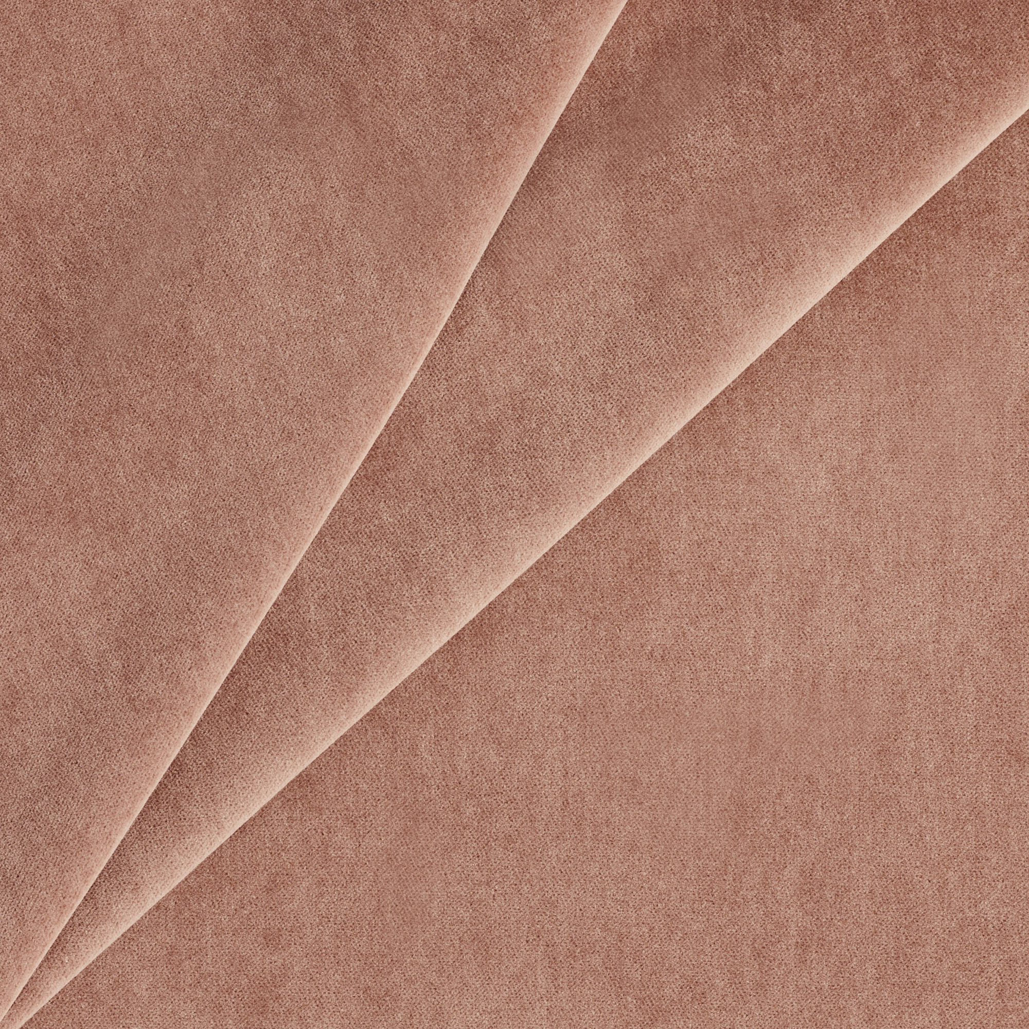 Tonic Living Florence Velvet upholstery fabric in Rosewood, a refined dusty rose velvet for furniture projects.
