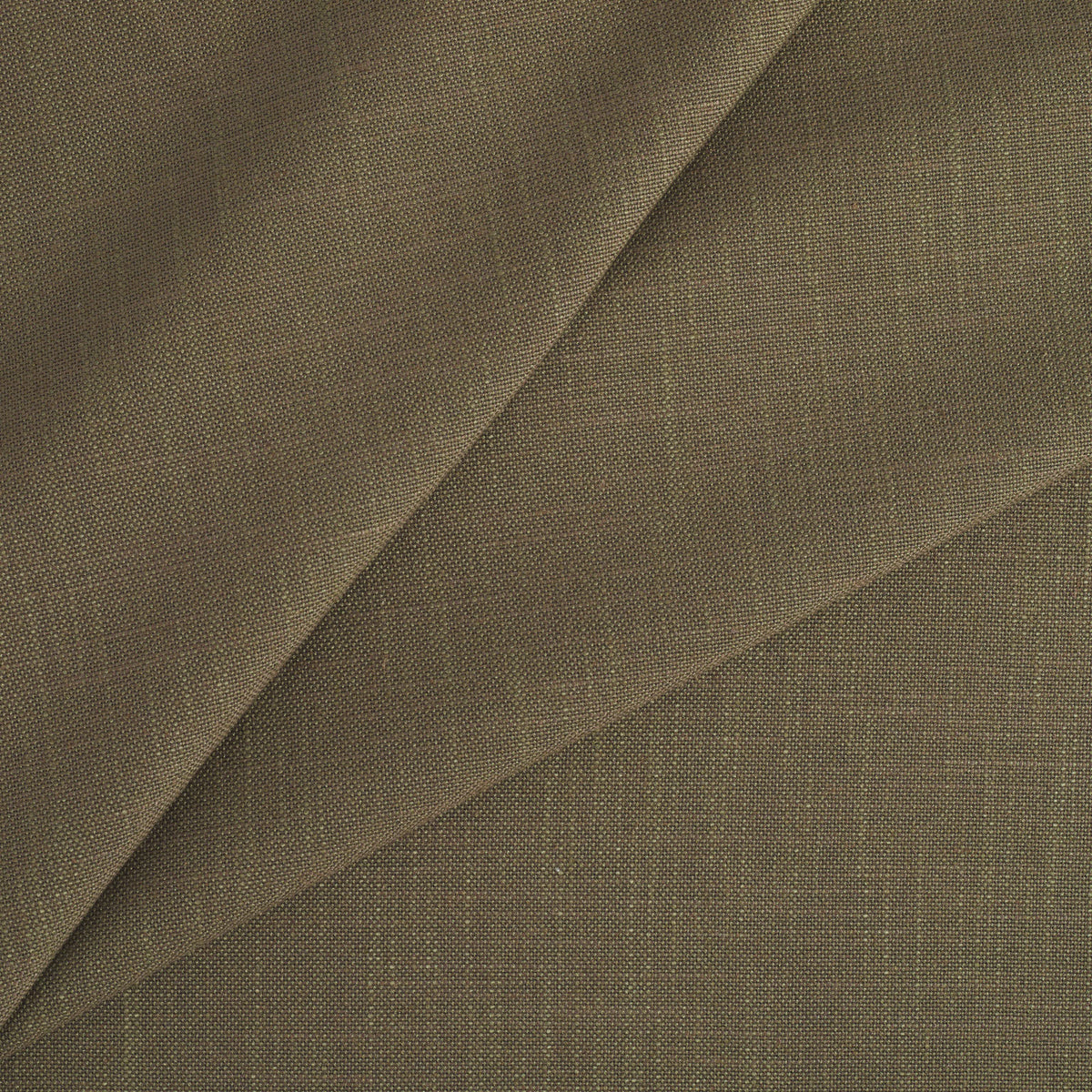 Tonic Living Hampton Fabric in Moss, a durable moss green upholstery fabric with a soft woven texture and Belgian linen look.