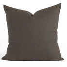 Loden 22x22 Pillow, Mink by Tonic Living — decorative throw pillow in muted grey-brown with a relaxed linen-inspired texture.