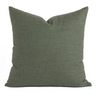 Loden 22x22 Pillow, Sage by Tonic Living — decorative throw pillow in muted sage green with a relaxed linen-inspired texture.
