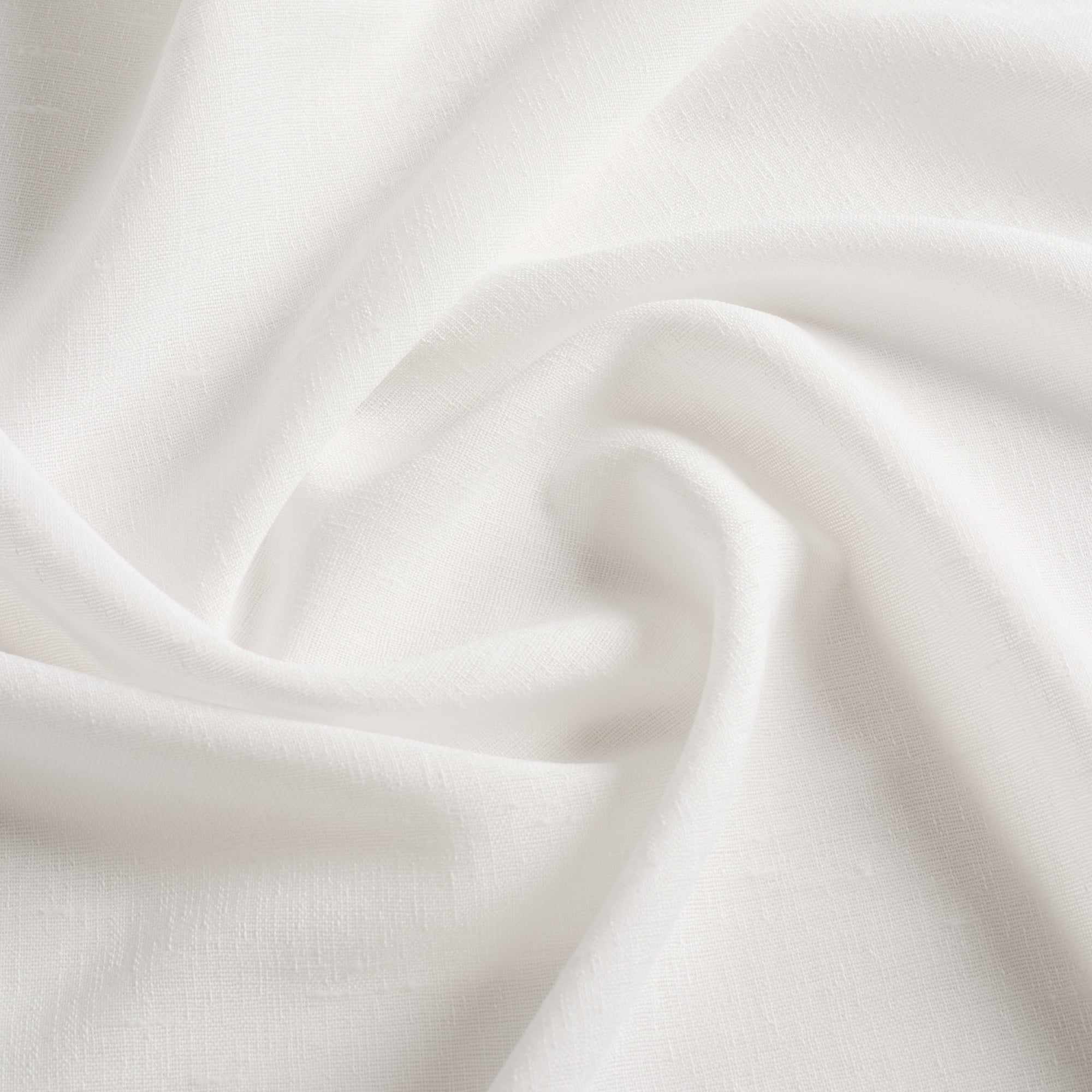 Tonic Living Monaco Sheer Fabric in Salt, a crisp white sheer drapery fabric with subtle woven texture.