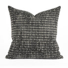 Otto 20x20 Pillow, Domino by Tonic Living – black and white decorative pillow with bold geometric pattern.