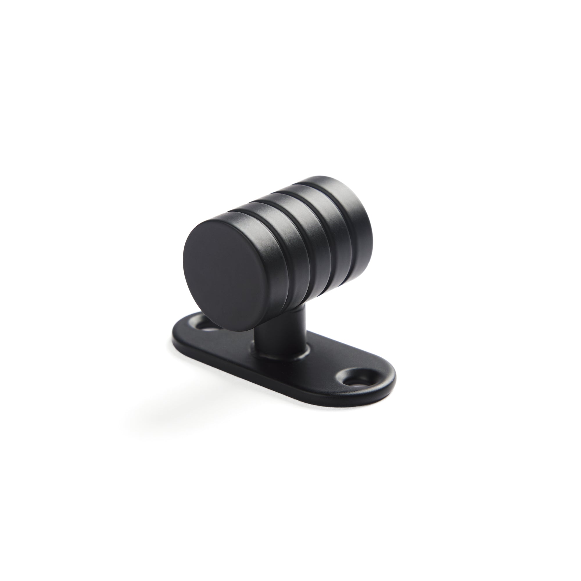 Single Black Tonic Living outside mount bracket for café curtain rod.