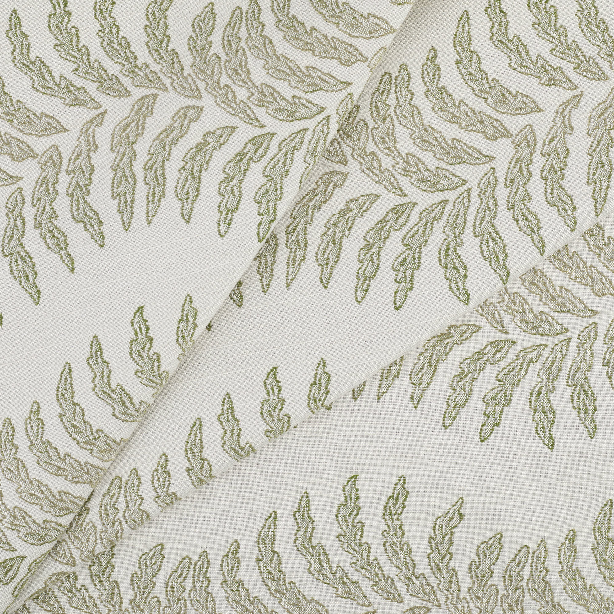 Tonic Living Swoon Sunbrella Sage indoor/outdoor upholstery fabric featuring a subtle botanical stripe in soft green tones.