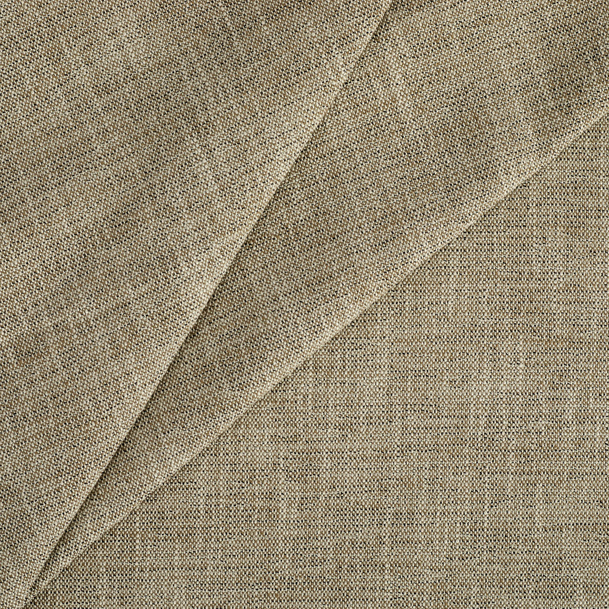 Tonic Living Troy InsideOut Tweed indoor/outdoor upholstery fabric with a soft neutral beige and brown blend.
