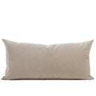 Valentina Velvet Cashmere 12x24 Lumbar Pillow, a light camel beige pillow from Tonic Living.