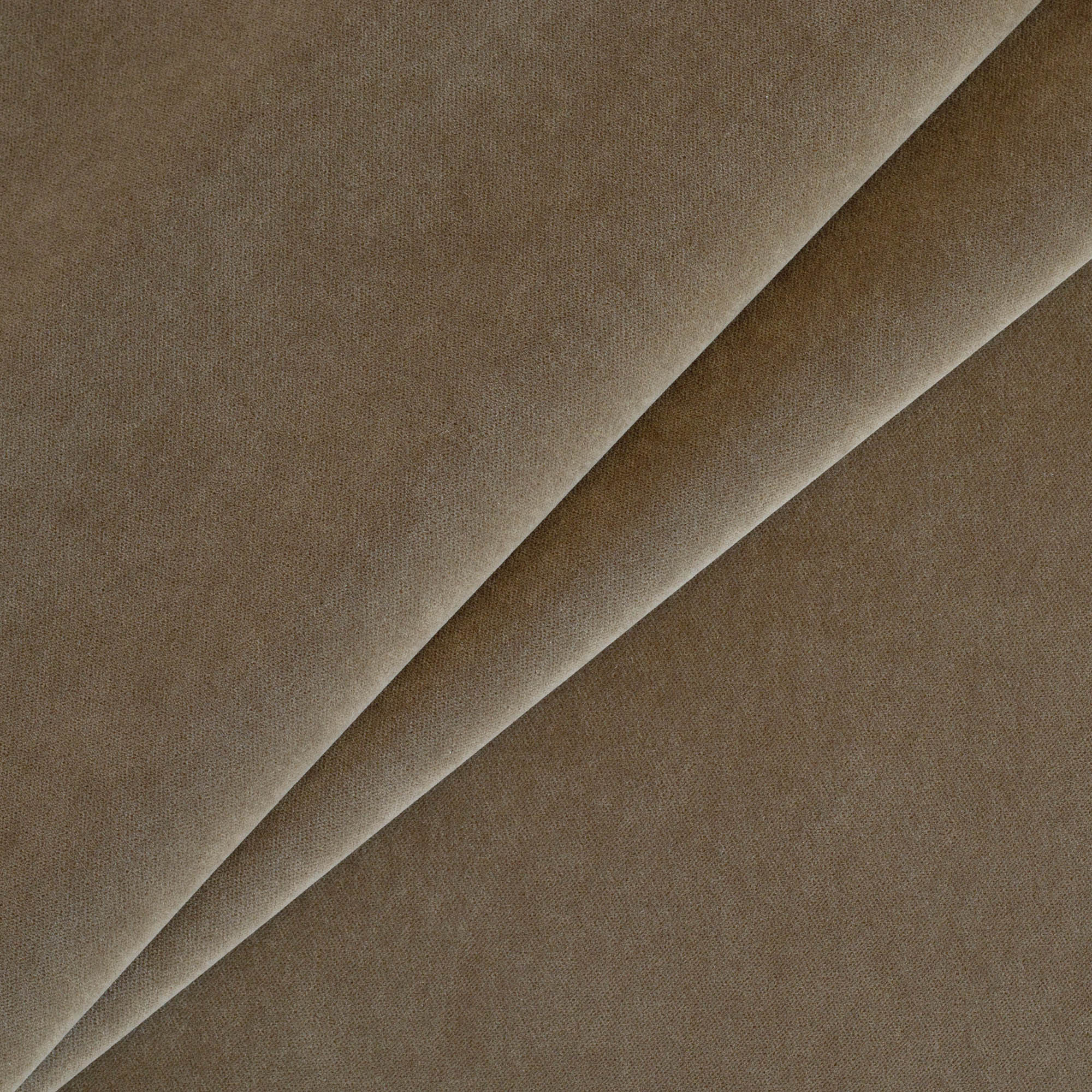 Valentina Velvet Toffee, an earthy mid toned brown velvet fabric from Tonic Living