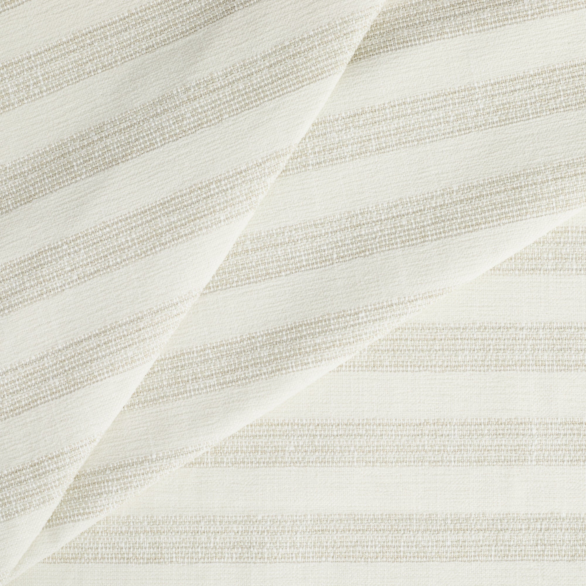 Tonic Living Vera InsideOut Pearl performance fabric featuring a clean white stripe with gentle texture.