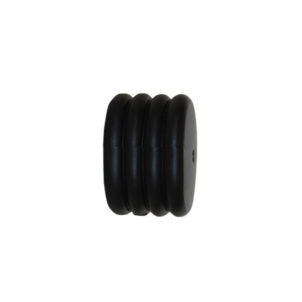 Black inside mount bracket drapery hardware from Tonic Living