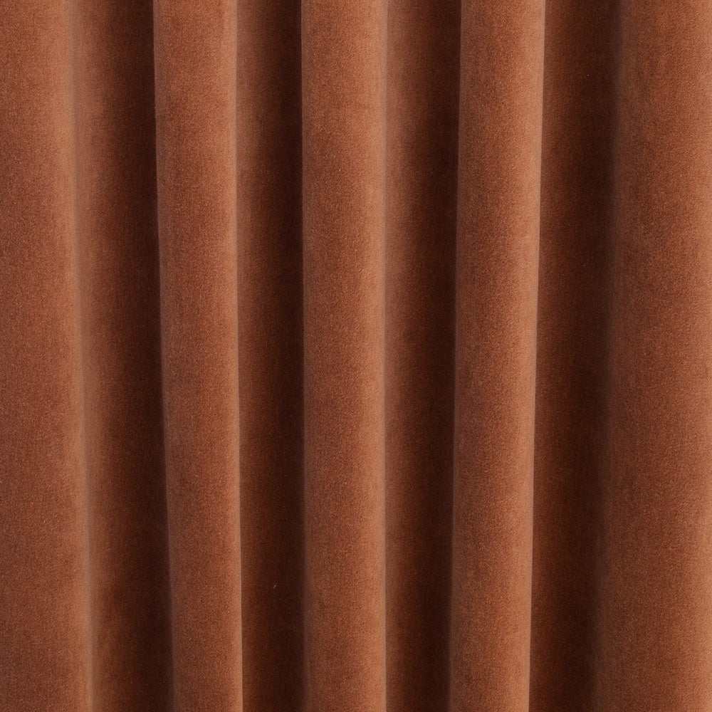 Mason Velvet Cognac, a rich rust brown velvet from Tonic Living