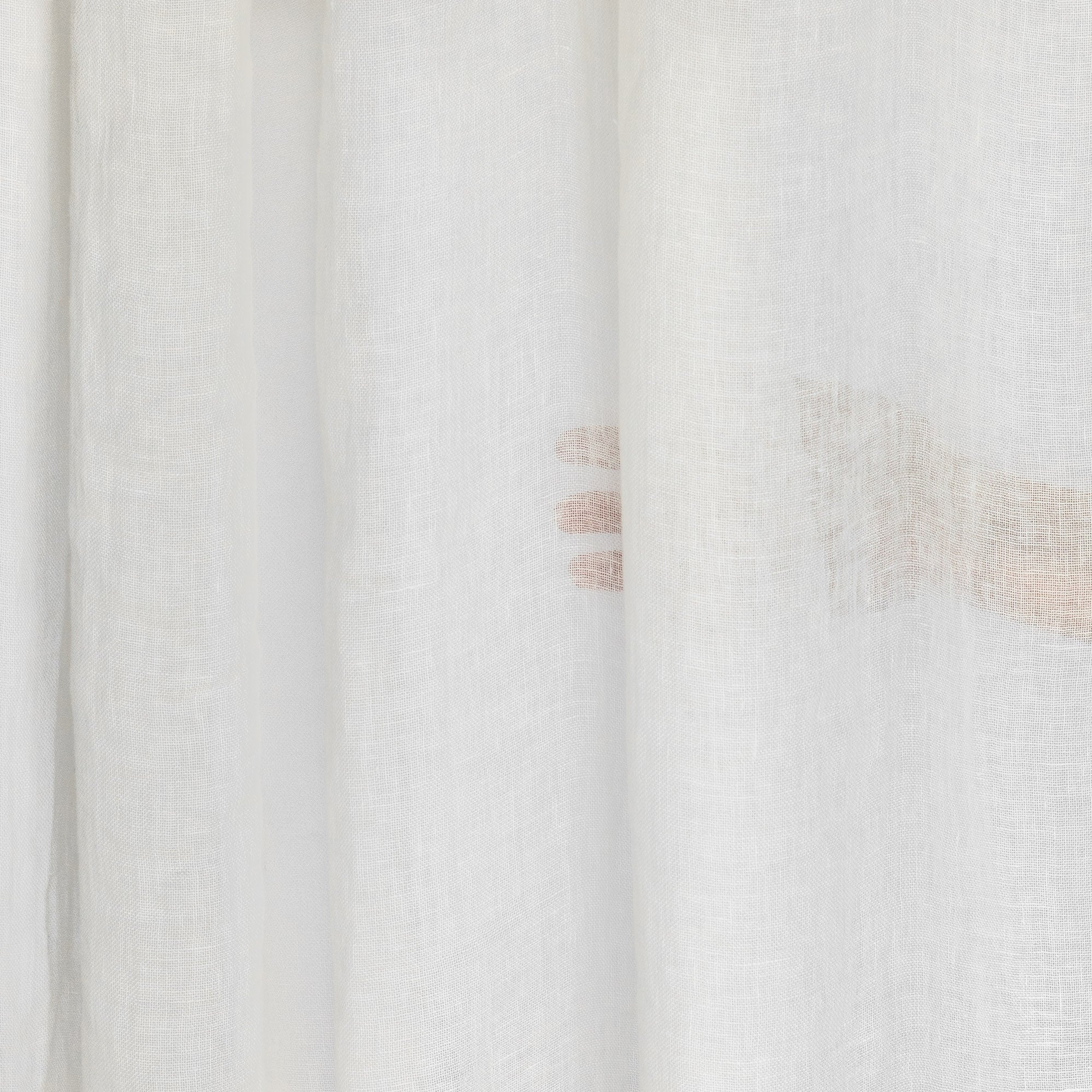 Andre Sheer Linen Marble Cream drapery fabric : view 3