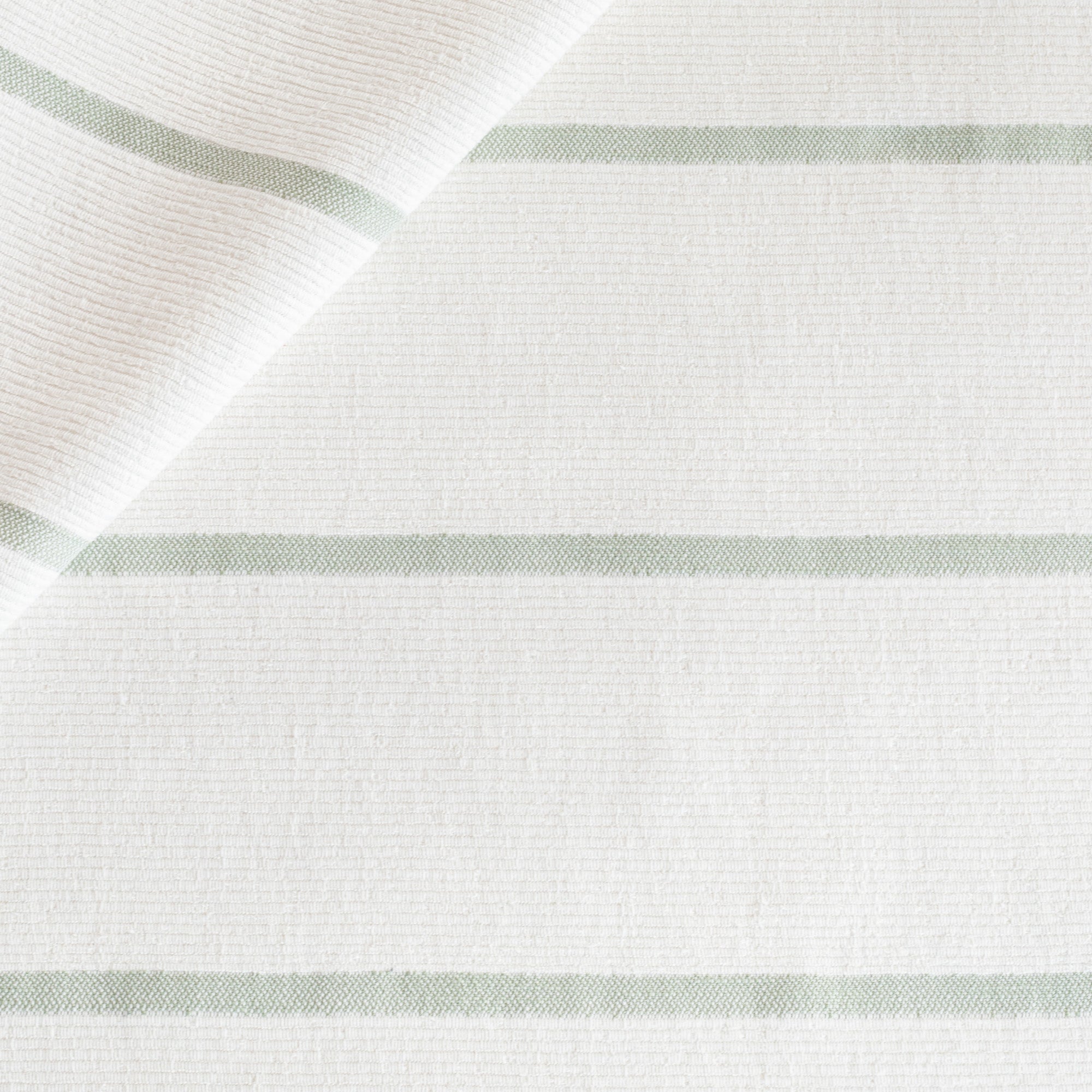 a white and blue green horizontal stripe multi-purpose upholstery Tonic Living fabric