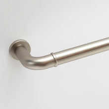 French Return Bracket for drapery rods in pewter