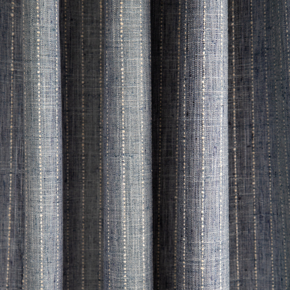 Hyden blue tones ombre stripe fabric from Tonic Living
