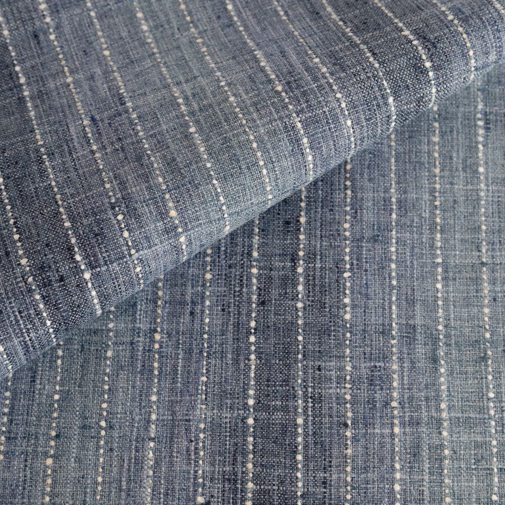 Hyden blue tones ombre stripe fabric from Tonic Living