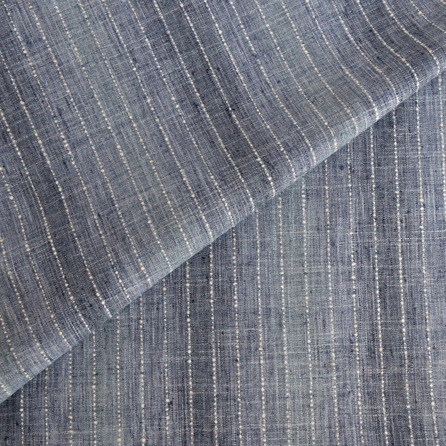 Hyden blue tones ombre stripe fabric from Tonic Living