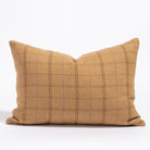 Lundie plaid camel lumbar pillow