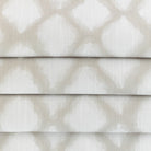 Melrose Sand, a beige and white ikat print fabric : view 6