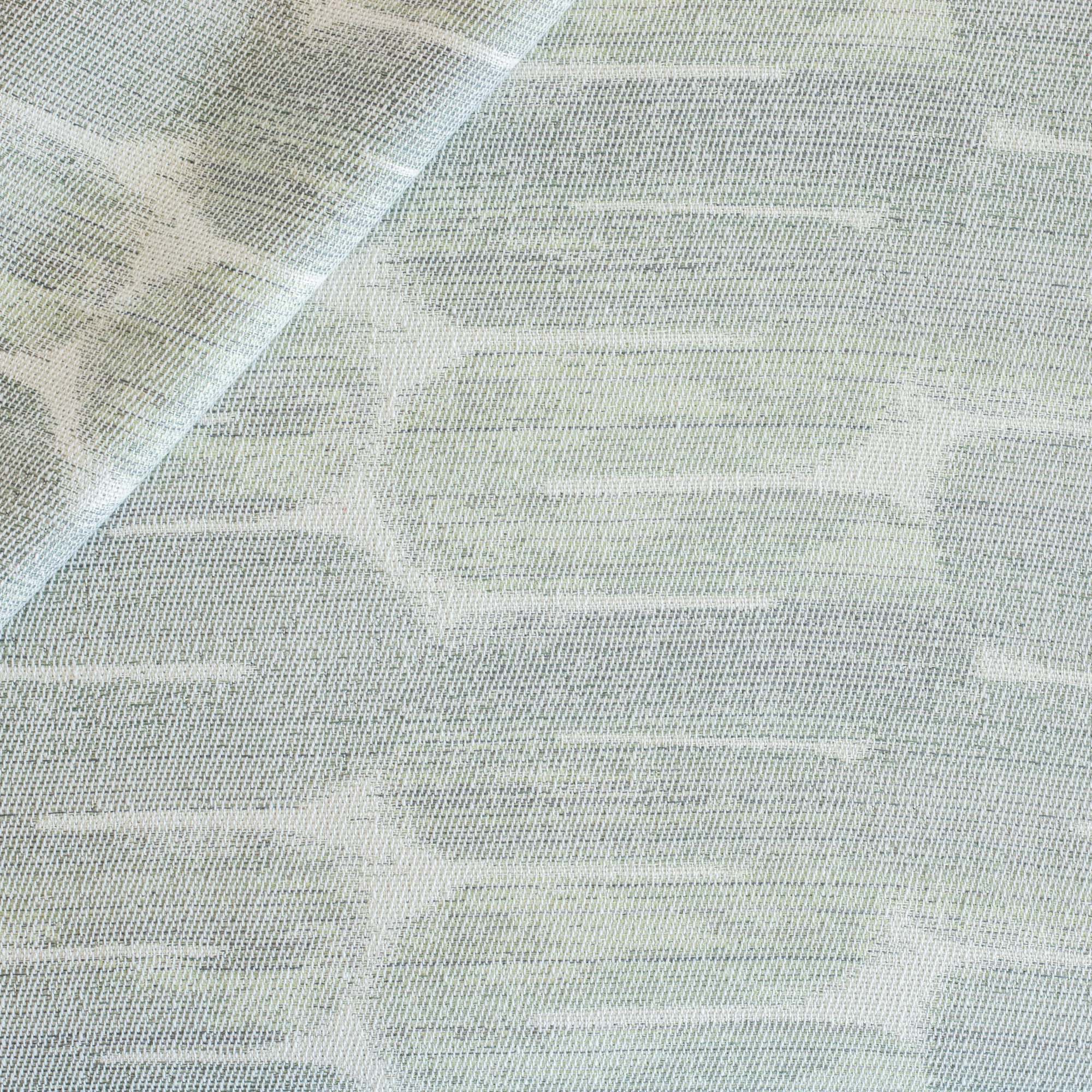 Yuma Jade, a watery blue green graphic tubular loopy swirl pattern home decor Tonic Living fabric