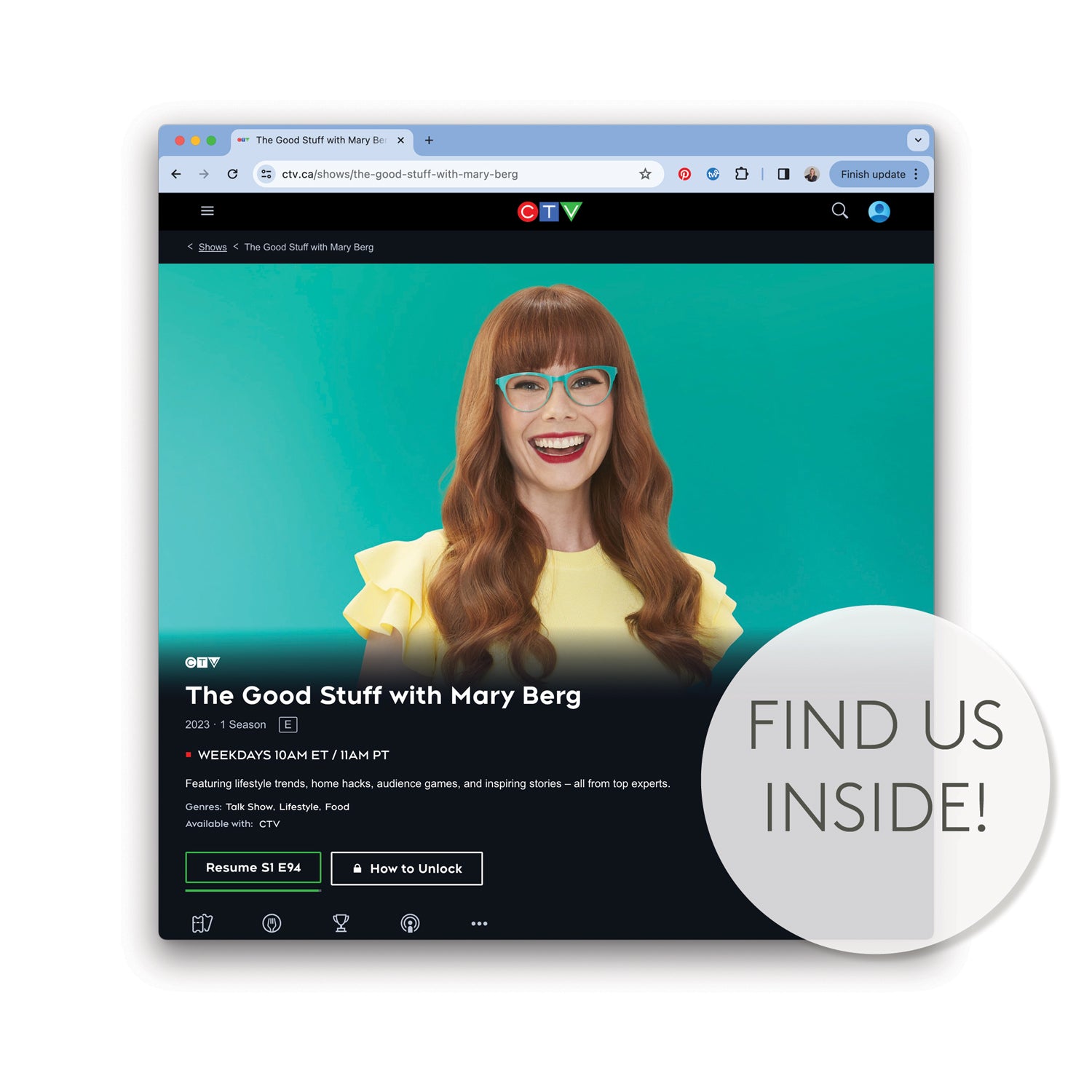 The Good Stuff with Mary Berg