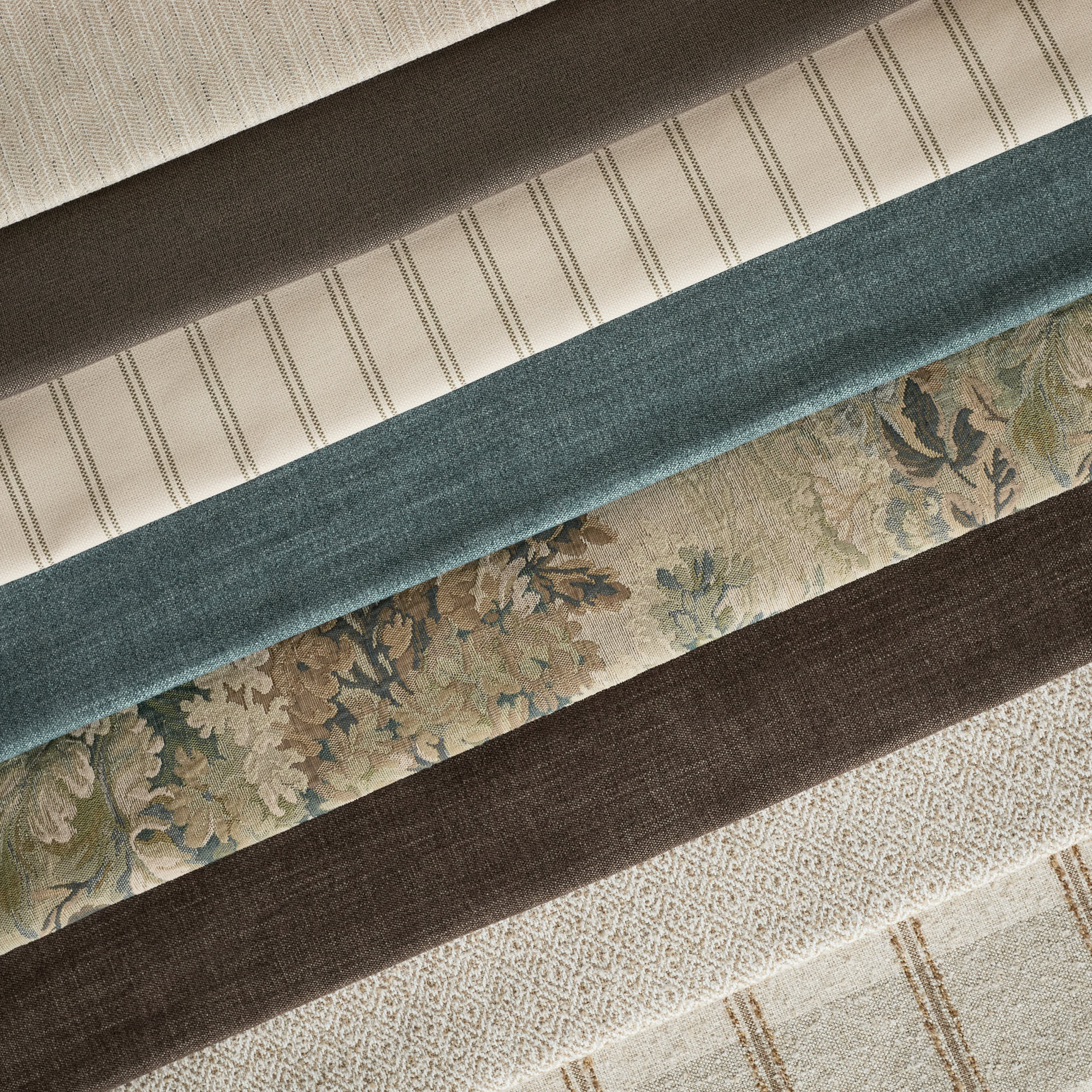 Rexton Stripe Fabric, Moss – Tonic Living