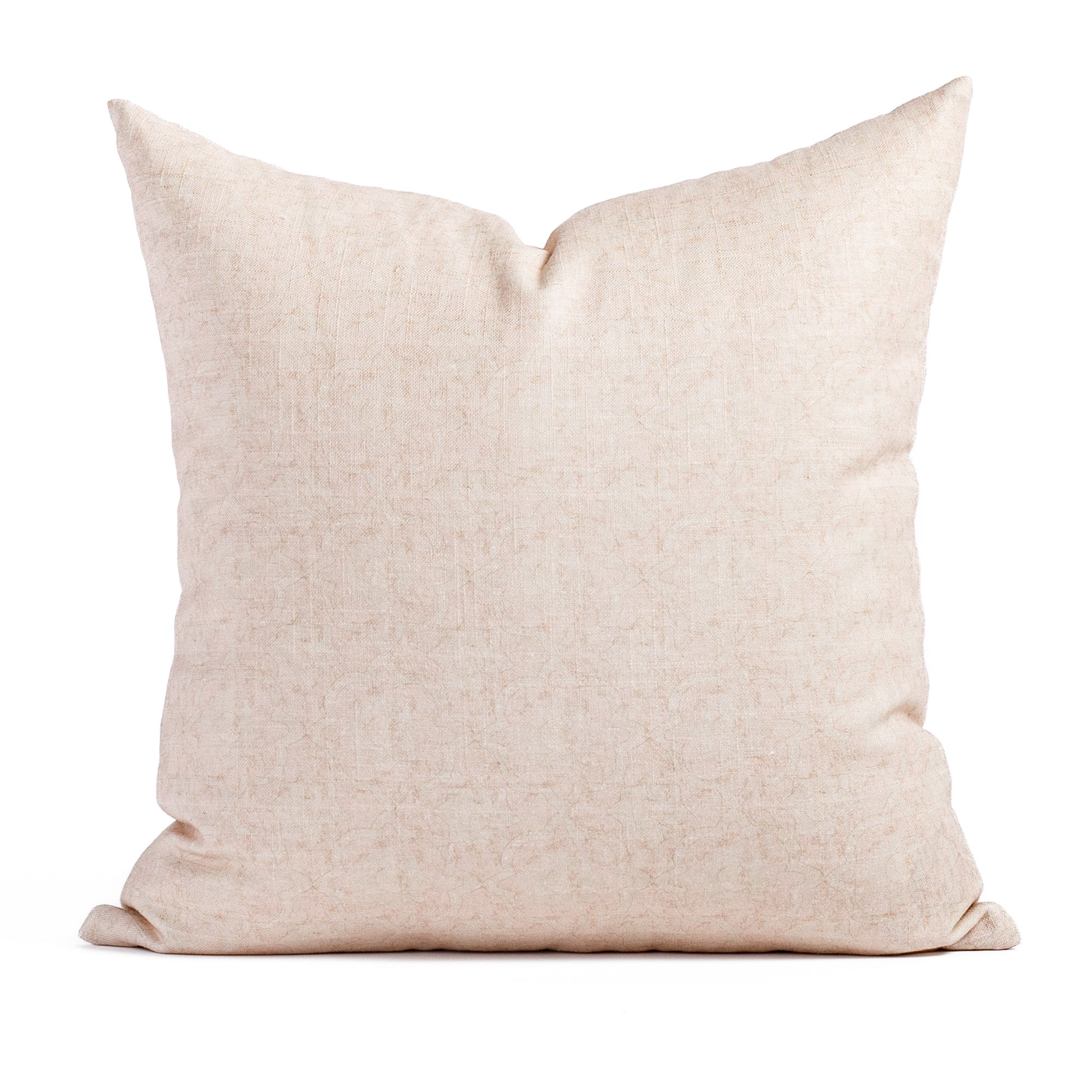 Alia 20x20 Pillow Blush, a light pink medallion print Tonic Living Pillow