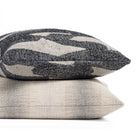 blue grey abstract patterned throw pillows from Tonic Living