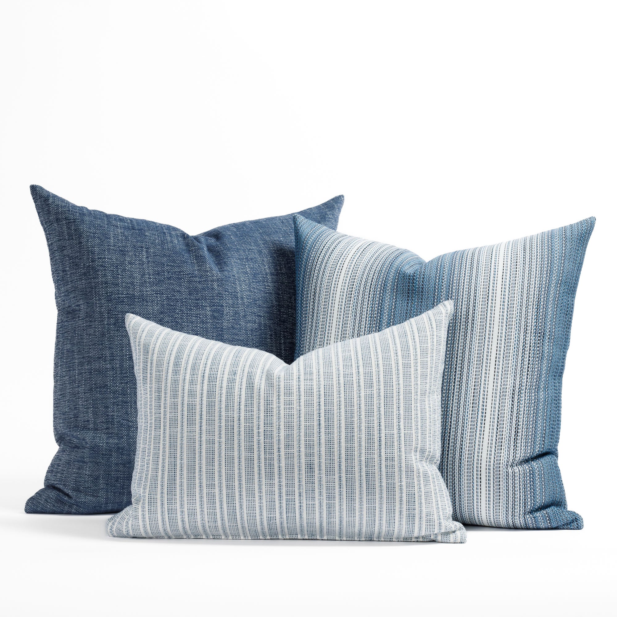 blue and white outdoor throw pillows 