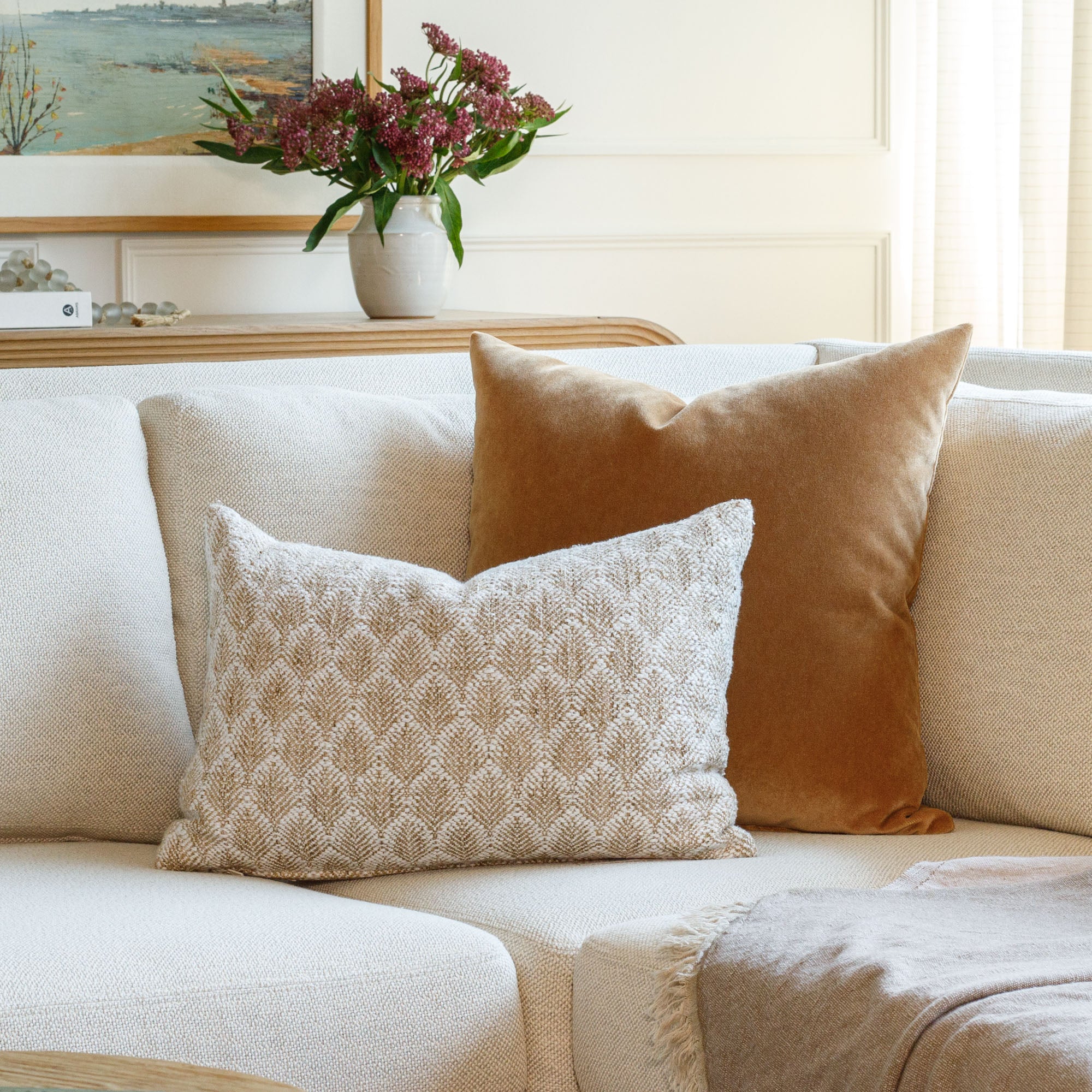 Baker 14x20 Lumbar Pillow, Burlap – Tonic Living