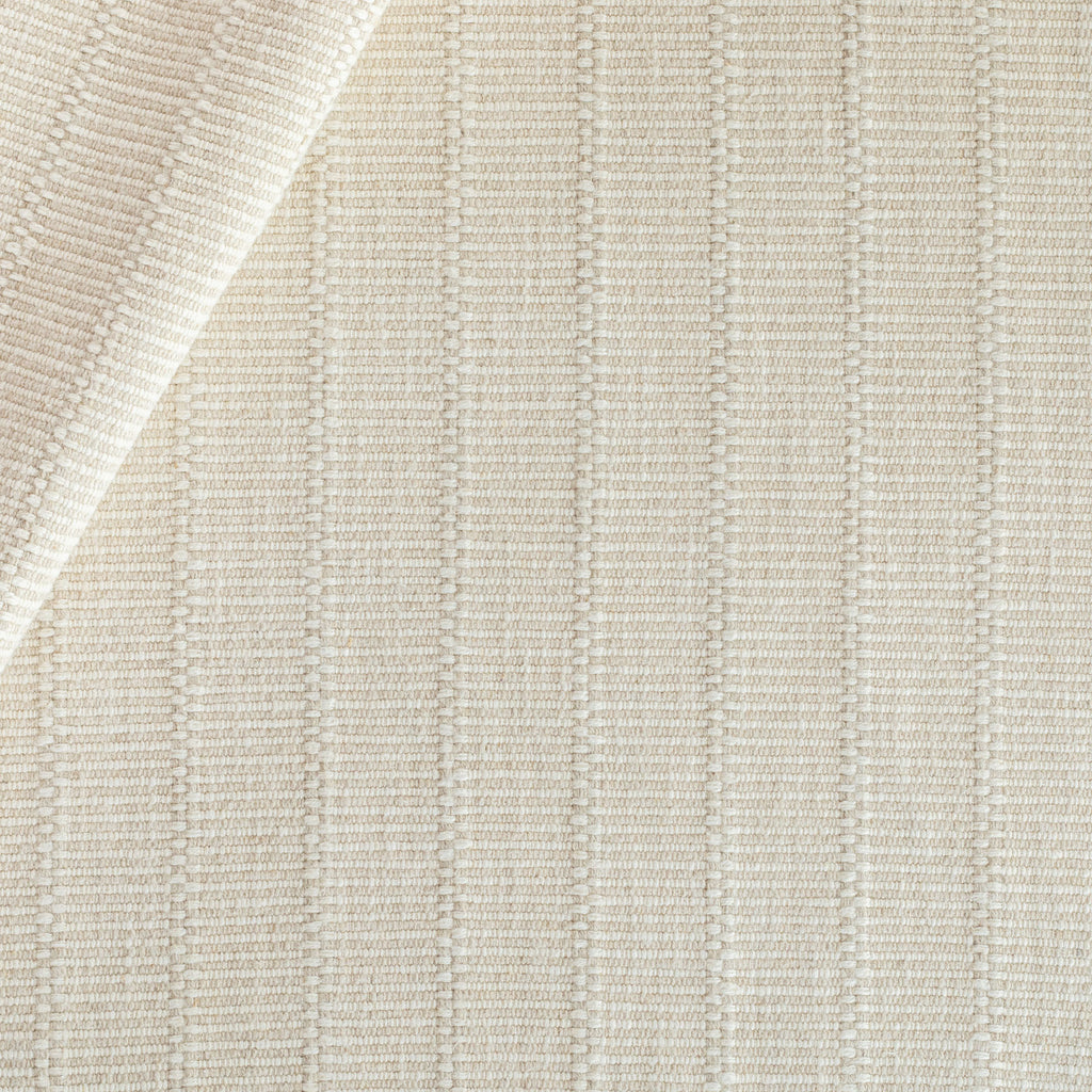 Beaumont Fabric Natural, a beige and cream neutral tonal textured striped multipurpose upholstery fabric from Tonic Living
