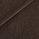 Tonic Living Bedford Coffee upholstery fabric in rich chocolate brown chenille texture.