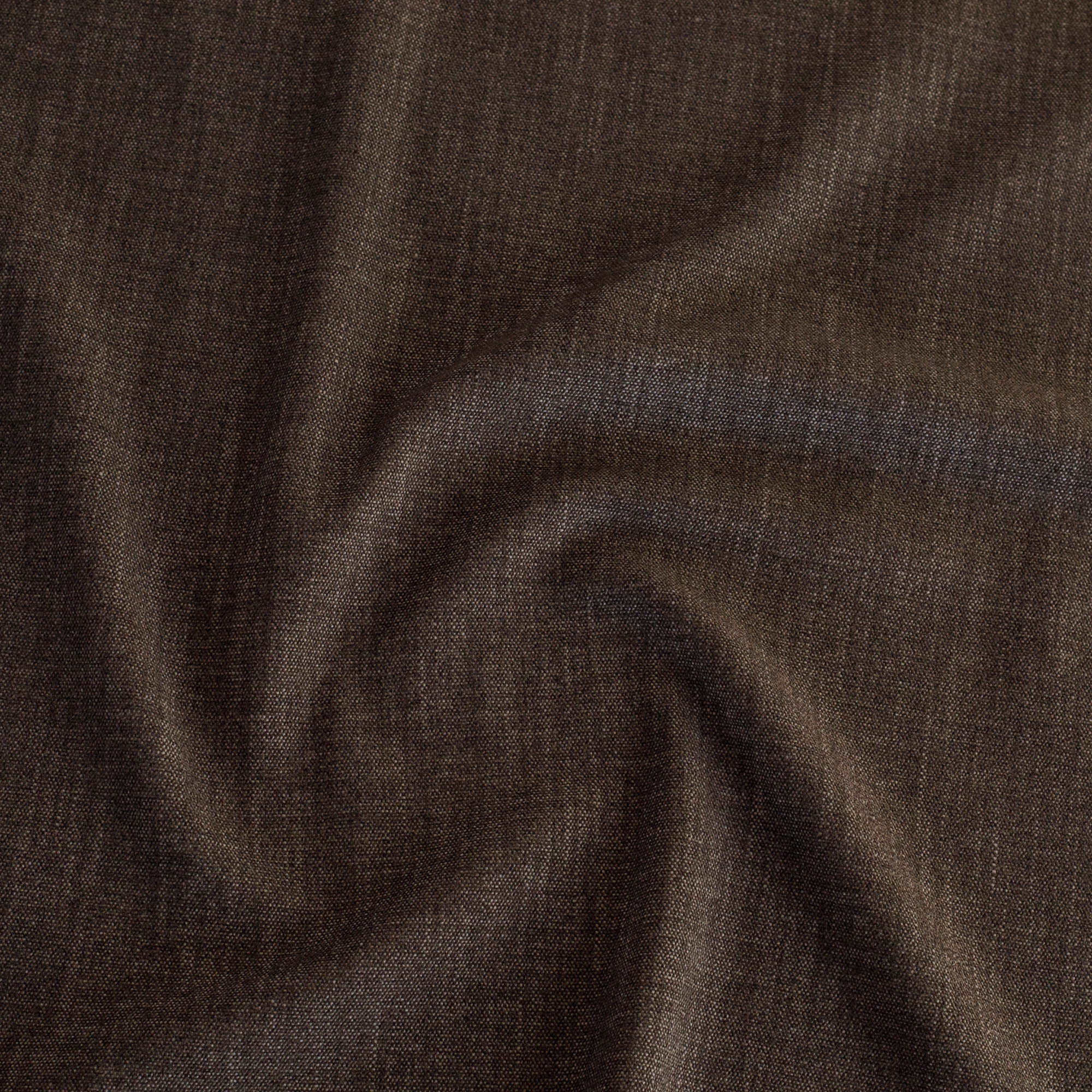Tonic Living Bedford Coffee brown chenille upholstery fabric with soft finish.
