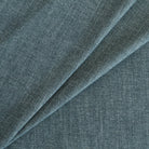 Tonic Living Bedford Denim blue chenille upholstery fabric with soft woven texture.