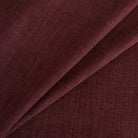 Tonic Living Bedford Merlot burgundy chenille upholstery fabric with soft texture.