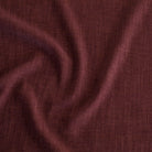 Tonic Living Bedford Merlot wine-red chenille upholstery fabric with soft finish.