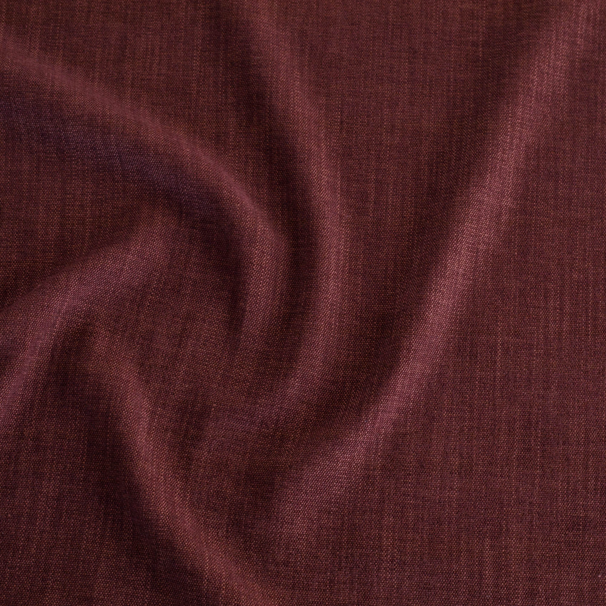 Tonic Living Bedford Merlot wine-red chenille upholstery fabric with soft finish.