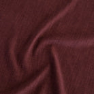 Tonic Living Bedford Merlot upholstery fabric in rich burgundy red chenille.