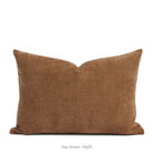 Tonic Living Studio Collection Blaine Pillow in Cinnamon, a 14x20 cinnamon brown lumbar pillow.