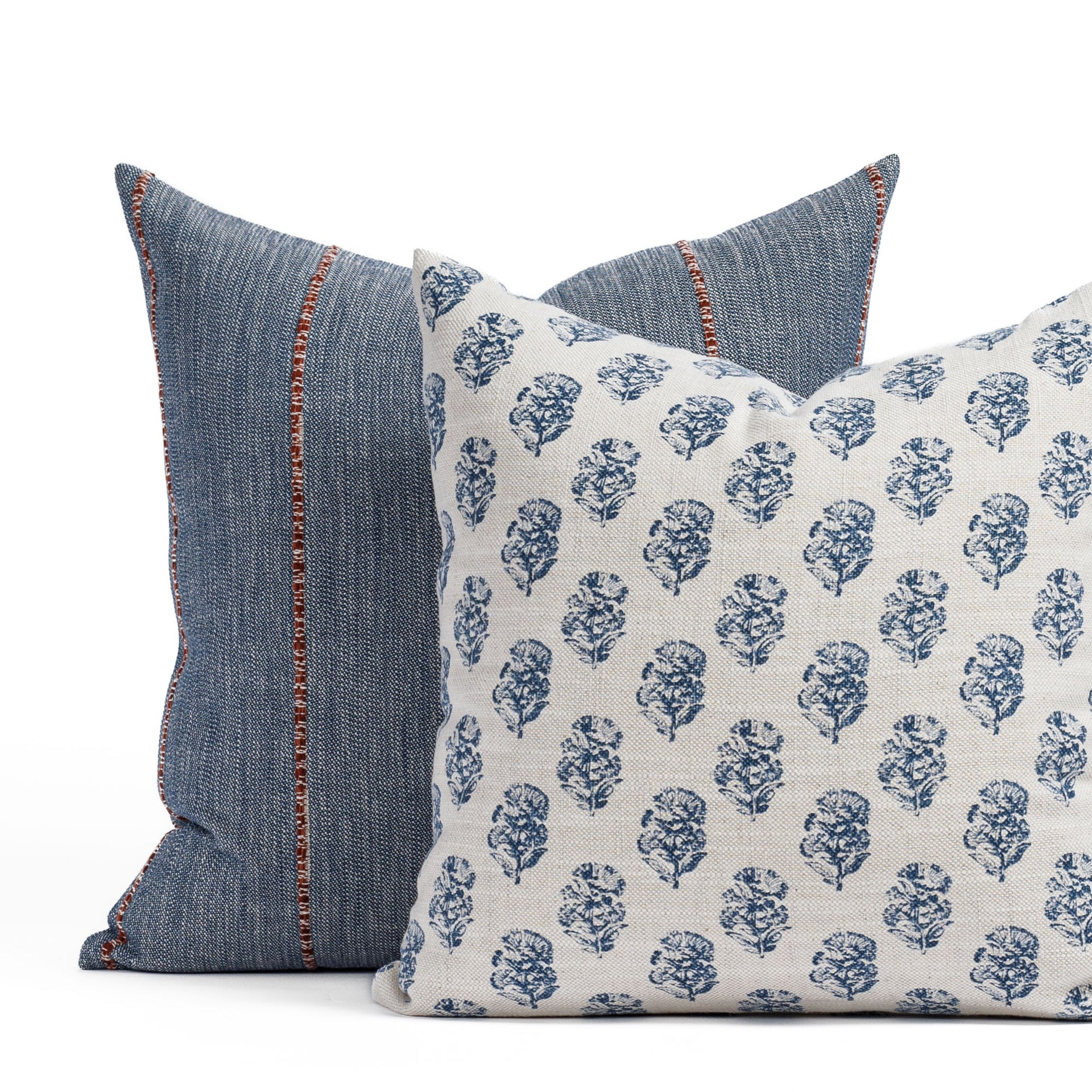 Navy Pencil Pillow 22 x 22 main image 1