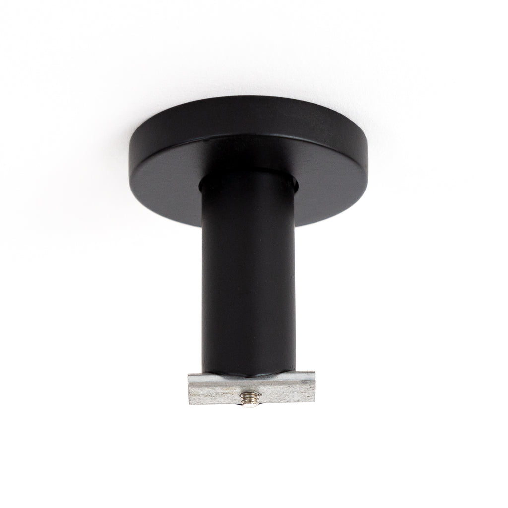 Channel Track Ceiling Bracket, Round