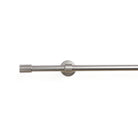 Tonic Living Pewter café rod finial installed with café curtain rod and enclosed bracket.