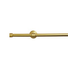 Tonic Living Gold 6 ft café curtain rod with enclosed bracket.