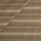 Tonic Living Fisher Stripe Fabric in Cinnamon, a nutty brown high-performance upholstery fabric with banded horizontal stripes.