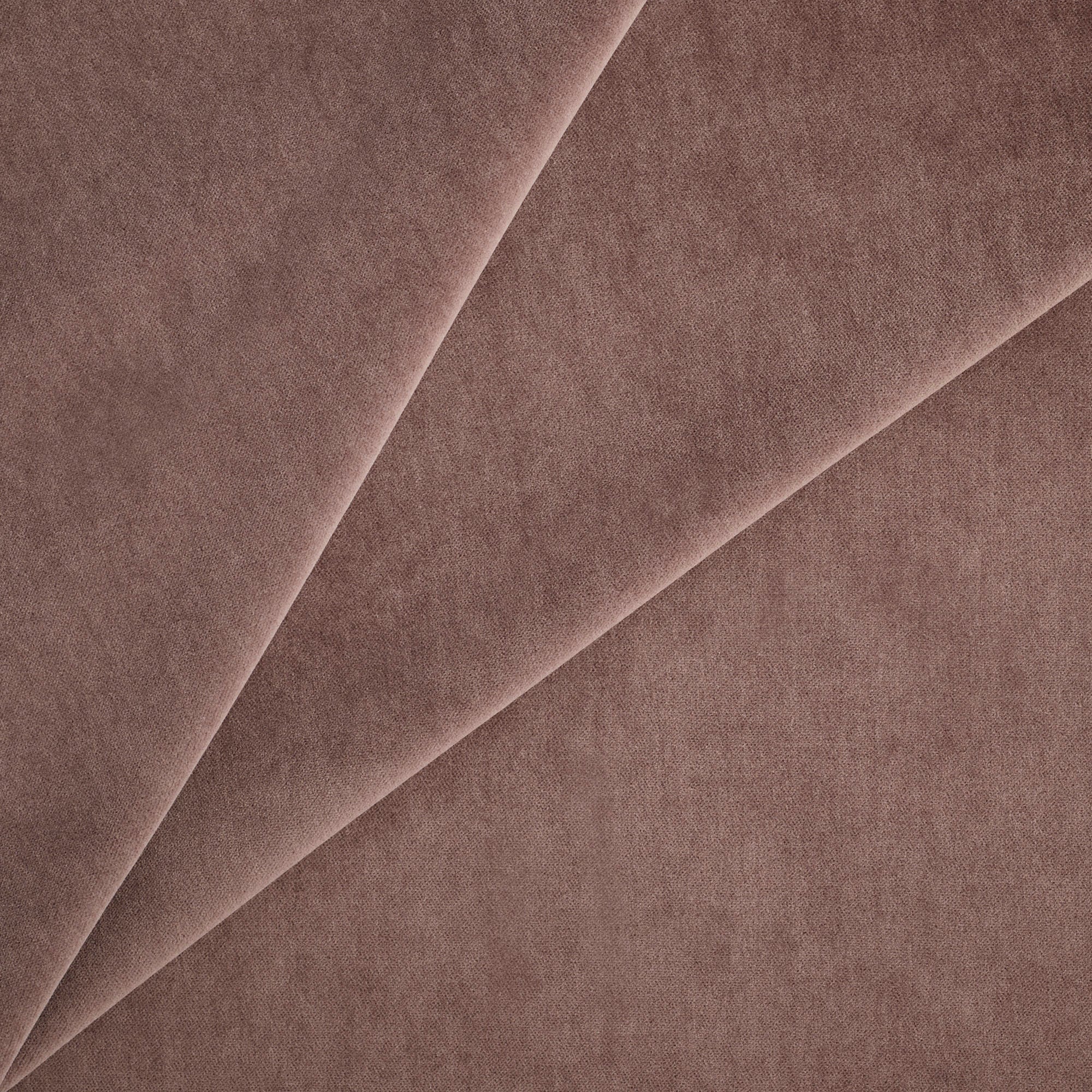 Tonic Living Florence Velvet upholstery fabric in Mauve, a versatile dusty purple velvet for furniture projects.
