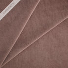 Tonic Living Florence Velvet upholstery fabric in Mauve, a soft dusty purple velvet.