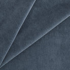 Tonic Living Florence Velvet solid upholstery fabric in a refined deep blue-grey colour.